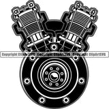 Mechanic Repair Shop Garage Carburetor ClipArt SVG