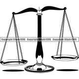 Lawyer Law Justice System Scales Of Justice ClipArt SVG