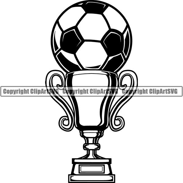 Sports Soccer Logo ClipArt SVG