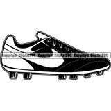 Baseball Cleats ClipArt SVG