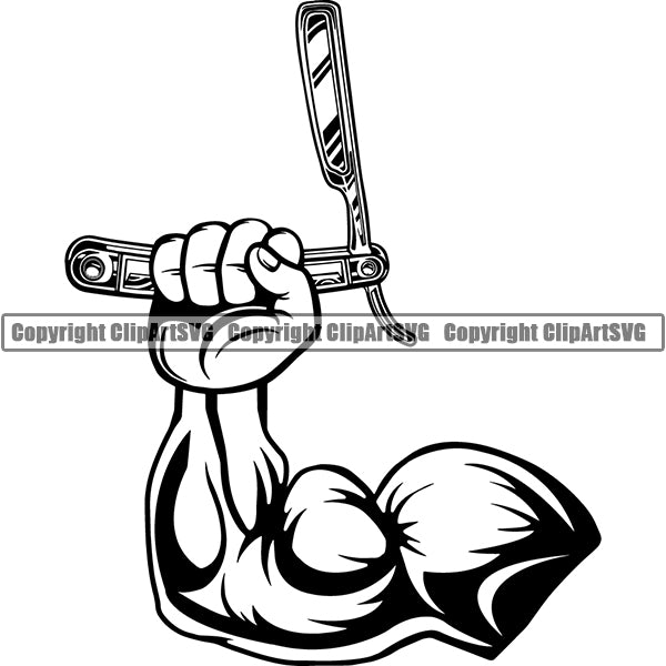 Occupation Barber Razor Straight tgg7aa muscle.jpg