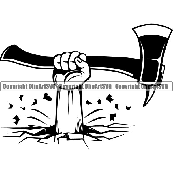 Occupation Firefighting Logo Axe 44r5a break.jpg