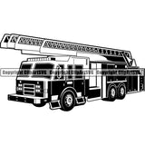 Occupation Firefighting Fire Truck Engine Extended Latter 5tg6.jpg