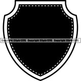 Design Element Shield Border Frame Badge Emblem ClipArt SVG