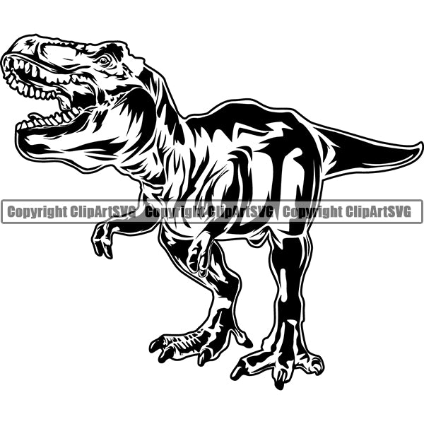 Dinosaur Animal ClipArt SVG