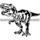 Dinosaur Animal ClipArt SVG
