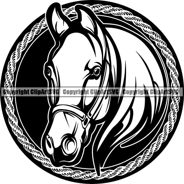 tribal horse clipart for kids