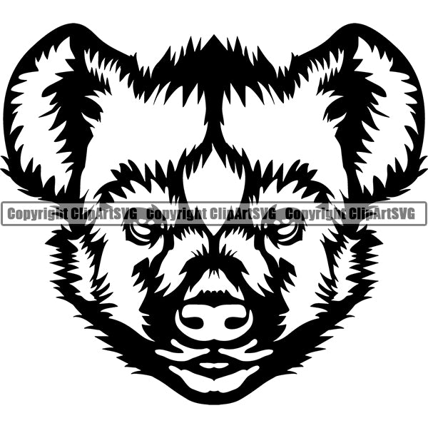 Hyena Animal ClipArt SVG
