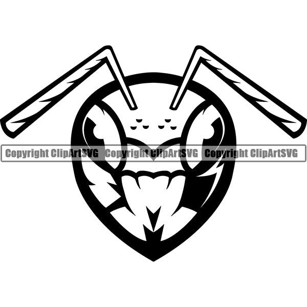 Bee Animal ClipArt SVG