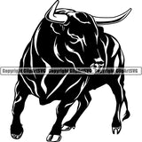 Bull 6t6ybc ClipArt SVG File