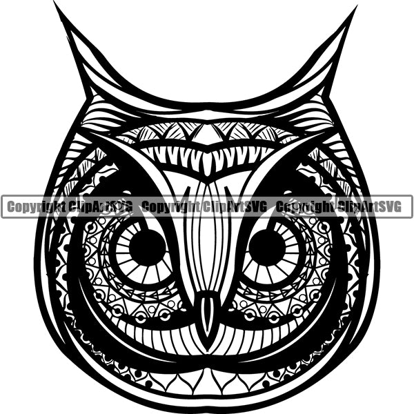 Owl Animal ClipArt SVG