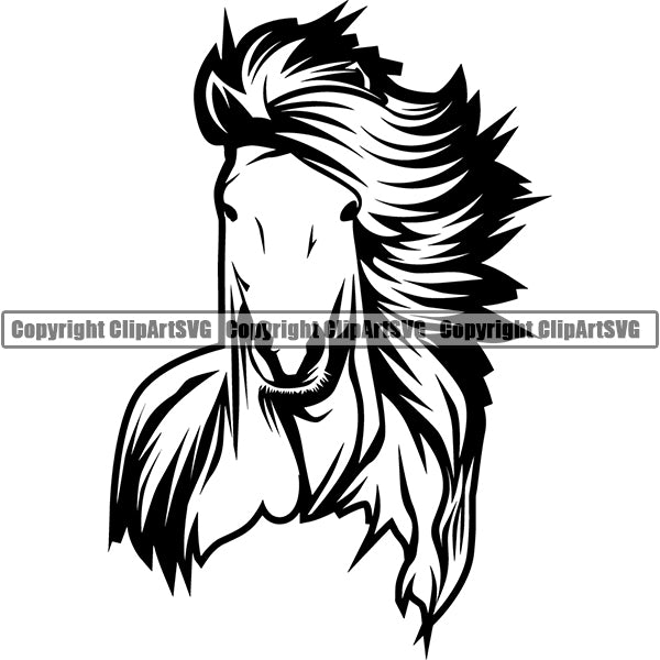 Horse Animal ClipArt SVG