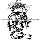 Dragon Animal ClipArt SVG
