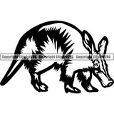 Aardvark Animal ClipArt SVG