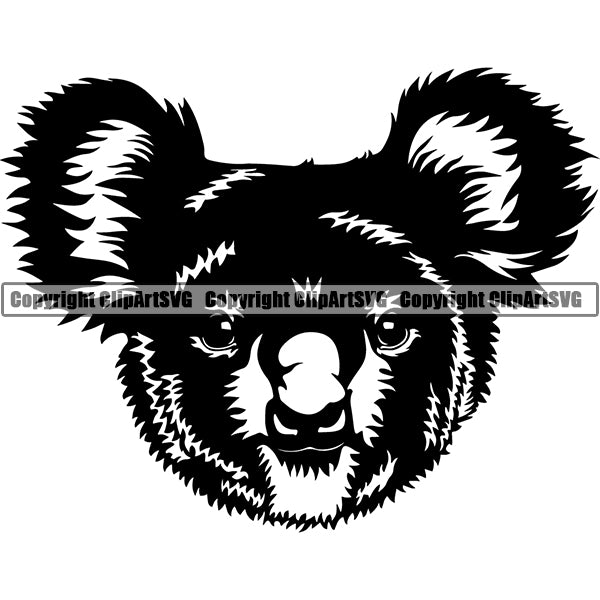 Koala Animal ClipArt SVG