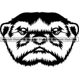 Otter Animal ClipArt SVG