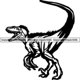 Dinosaur 5tgra ClipArt SVG File