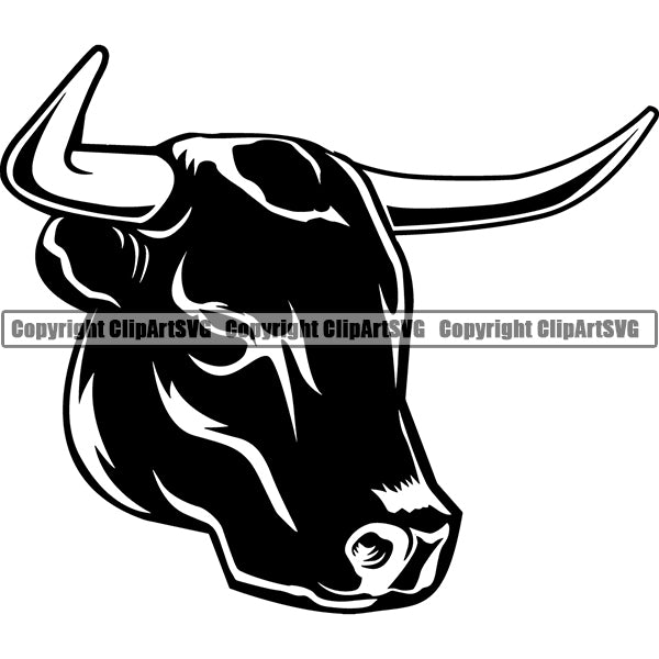 Bull 6t6ybcbb ClipArt SVG File