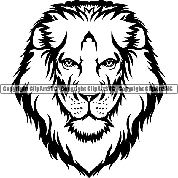 Lion Animal ClipArt SVG