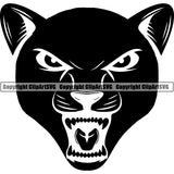 Panther Animal ClipArt SVG