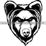 Bear Animal ClipArt SVG