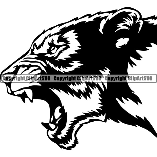 Lion Animal ClipArt SVG