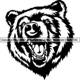 Bear Animal ClipArt SVG