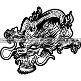 Dragon Mythological Creature Animal ClipArt SVG