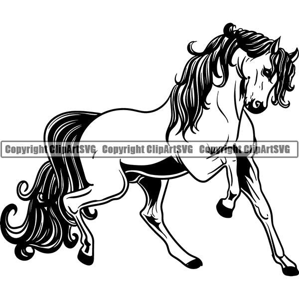 Horse Animal ClipArt SVG