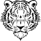 Tiger Animal ClipArt SVG