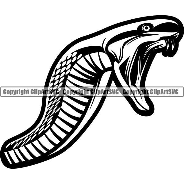 Snake Animal ClipArt SVG