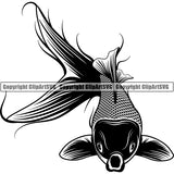 Goldfish Animal ClipArt SVG