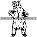 Bear Animal ClipArt SVG