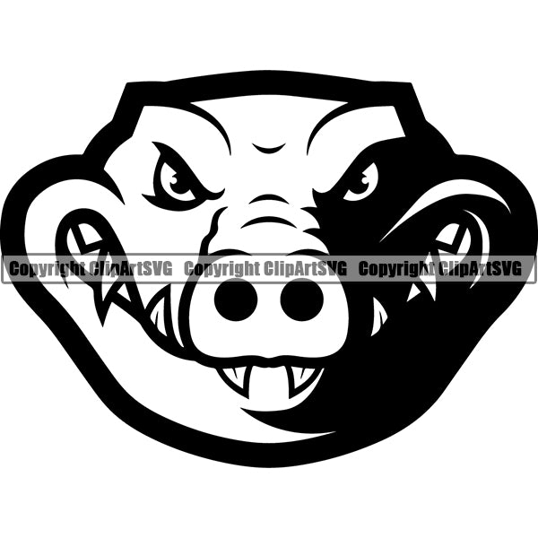 Aligator Animal ClipArt SVG