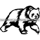 Bear Animal ClipArt SVG