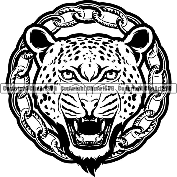 Cheetah 5rft6 ClipArt SVG File