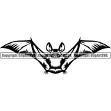 Bat Animal ClipArt SVG