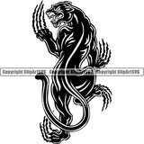 Panther Animal ClipArt SVG