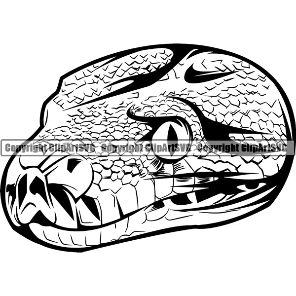 Python Animal ClipArt SVG