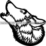 Wolf Animal ClipArt SVG