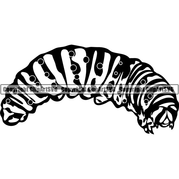 Caterpillar dcfv33 ClipArt SVG File
