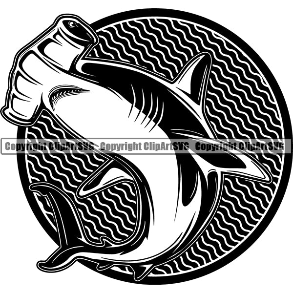 Shark Animal ClipArt SVG