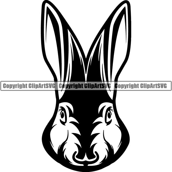 Rabbit Animal ClipArt SVG