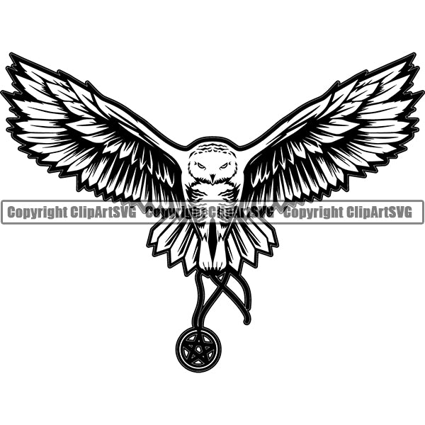 Owl Animal ClipArt SVG