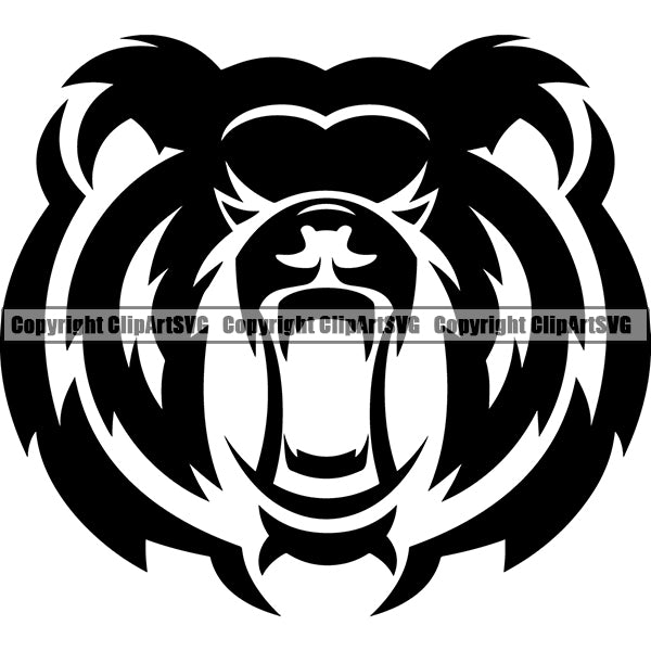 Bear Animal ClipArt SVG