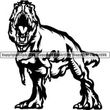 Dinosaur T-Rex Animal ClipArt SVG