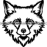 Fox Animal ClipArt SVG
