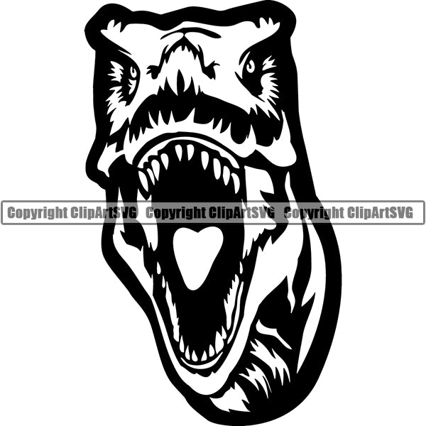 Dinosaur T-Rex Animal ClipArt SVG