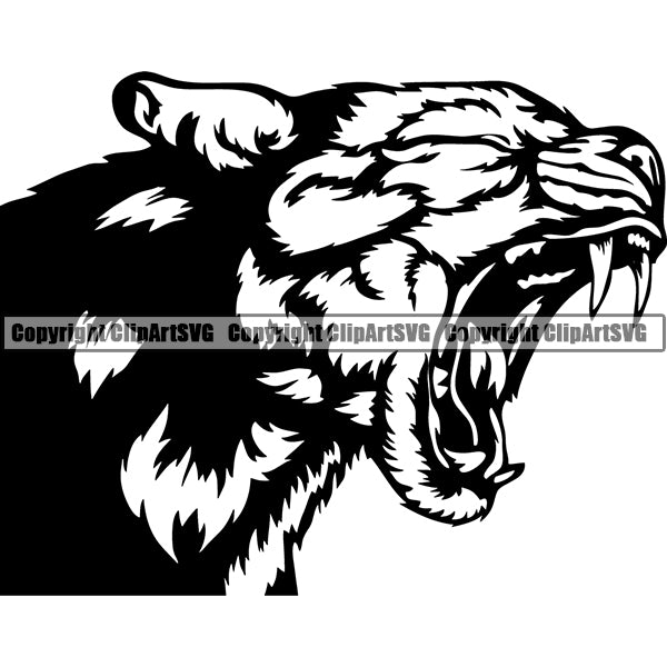 Lion Animal ClipArt SVG