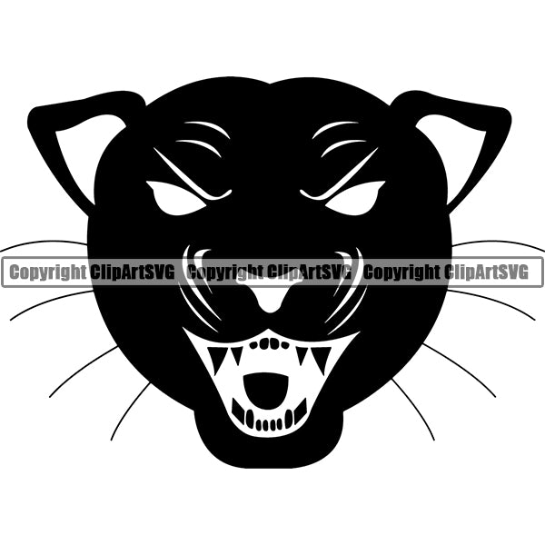 Panther Animal ClipArt SVG